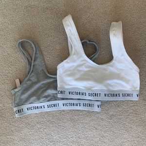 NWOT VS Cotton Bralette (set of 2) size XS